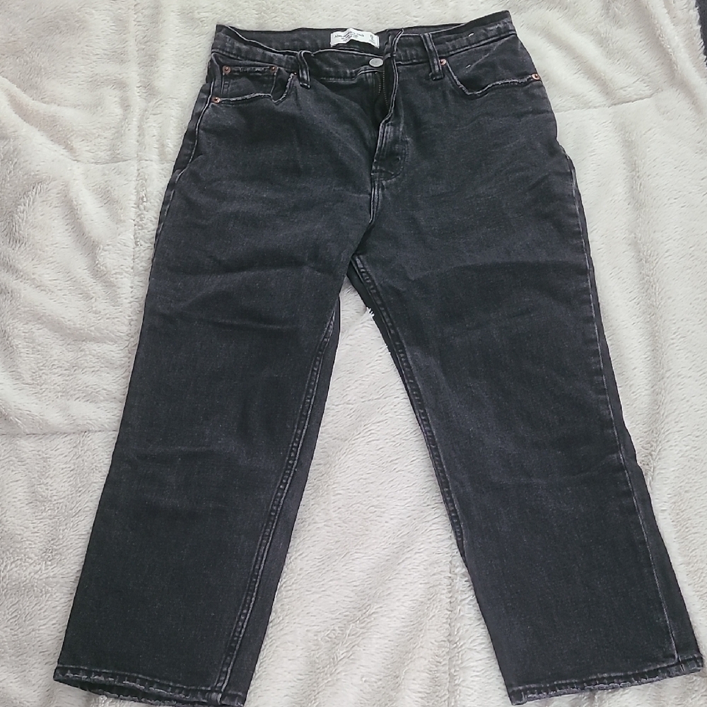 Abercrombie & Fitch Women Ultra High Rise Black Jeans